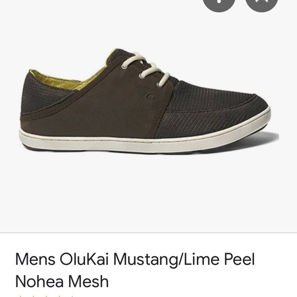 Olukai Nohea Lace Up Mesh Men's Size 8 - Picture 6 of 10